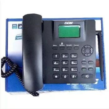 Dual Sim Fixed Wireless Phone / Desktop Telephone Caller ID SMS Call Record and FM Radio Function